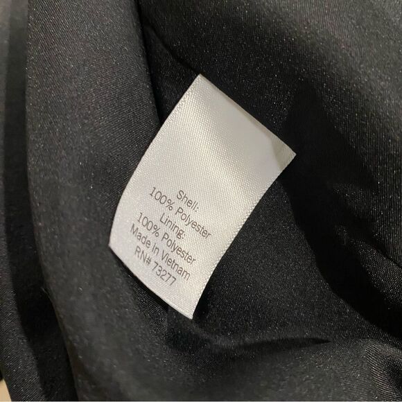 Lauren Conrad Velvet Moto zip Jacket Black Size S - Picture 7 of 10